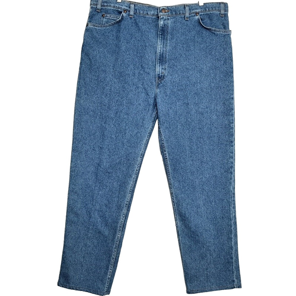 Levi's 540 Flex Denim Jeans Men's Size 44X30.5 Blue Relaxed Fit Vintage 90s USA